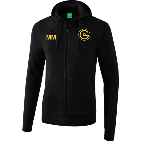 SG Gittersee Herren Kapuzensweatjacke schwarz